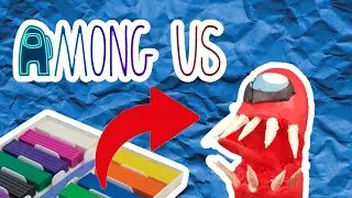 Лепим Among US импостера | Impostor | предателя | из пластилина персонажа игры |Лепка ОВ | LEPKAOV |
