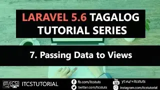 7. Passing Data to Views in Laravel (Tagalog)