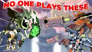 WE PLAYED USING THE LEAST PICKED BRAWLERS IN 8.15- Brawlhalla gameplay