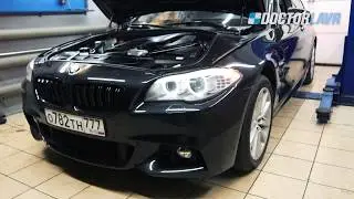 BMW F10 528i N52 Спорт раздвоенный выхлоп проект. Часть 1. Коллектора: Обмотка, Установка
