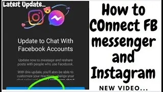 How To Add Facebook Messenger With Instagram | Instagram Merging | Facebook Merge With Instagram