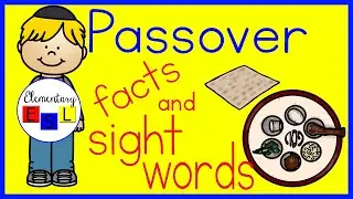 Learn About Passover AND Practice Sight Words! Passover Facts for Kids with Sight Word Practice