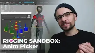 The Rigging Sandbox: Spiderverse Facial Rig + Anim Picker.