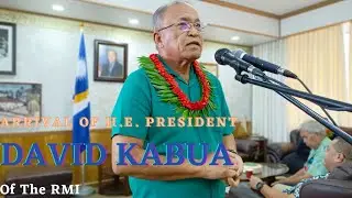 Arrival of the President of RMI
