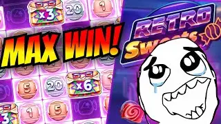 Sweet MAX WIN on Retro Sweets slot!🔥