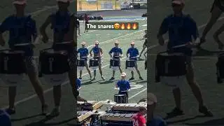Santa Clara Vanguard Drums, front ensemble, guard drum break show chunk #drumcorps #colorguard #drum