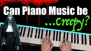How to play creepy scary horror music on Piano