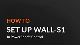 How to set up Wall-S1 wallcontroller
