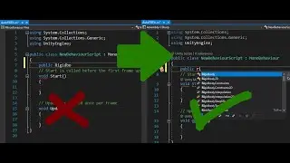 Fix AutoComplete ViualStudio for Unity in 40 sec