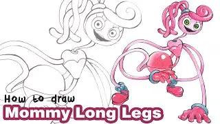 How to draw Mommy Long Legs | Poppy Playtime | Drawing Tutorial
