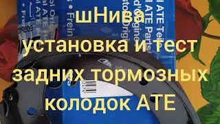 шНива ставим и тестируем колодки ате