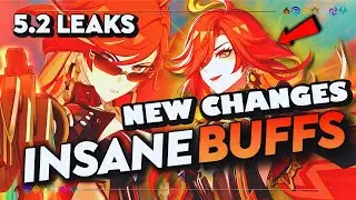 NEW UPDATE! MAVUIKA AND PYRO TRAVELERS TEAM + EVEN MORE BUFFS in Genshin Impact 5.2