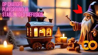 Stable Video Diffusion Christmas Animation (with the help of ChatGTP, Playground V2).