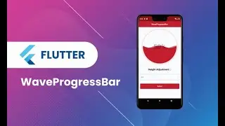 Flutter Widget | 91 | WaveProgressBar Useful Widget in Flutter App | Speed Code