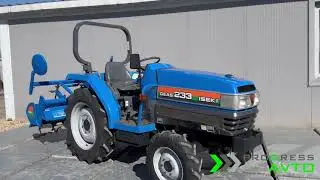 Минитрактор японский Iseki Geas TG 233 с ПСМ Трехточечное Сцепное устройство Почвенная фреза 150 см
