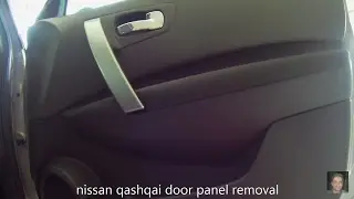 Nissan Qashqai door panel removal