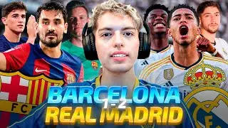 DAVOO XENEIZE REACCIONA AL CLASICO DE ESPAÑA - BARCELONA 1 REAL MADRID 2 (LIGA 2023/24)