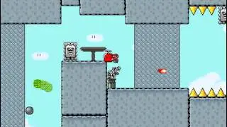 SMBX Level- a level that has propeller blocks