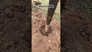 Пробное бурение для питьевого колодца. 