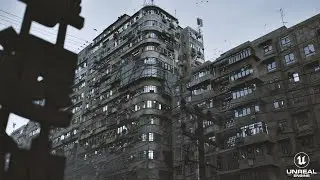 My abandoned street project enhanced with Unreal Engine 5.4 Lumen