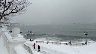 Новогодний снегопад