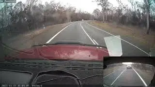 Goodwood Rd Reopened after Bundaberg bushfires 19/11/2023