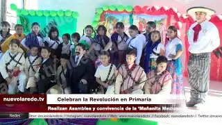 Celebran la Revolución en la Escuela Mariano Azuela de Nuevo Laredo