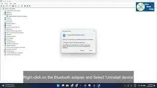 Reinstalling Bluetooth Drivers in Windows 11 - Complete Guide By OneWebHelp.com