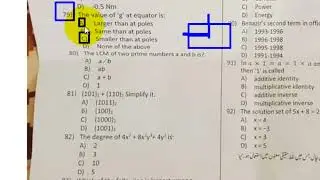 sst math physics test part 2