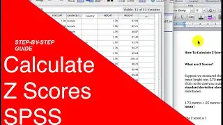 How to calculate Z Scores In SPSS