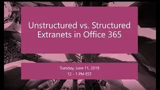 Unstructured vs. Structured Extranets in Office 365