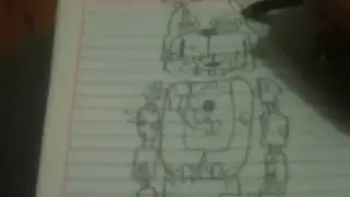 Como dibujar a springfred fnaf