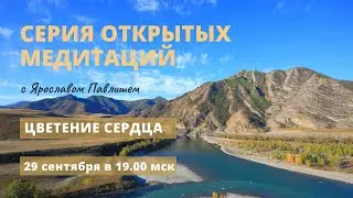 Медитация на цветение сердца с Ярославом Павлиш 29 сентября 19.00 мск