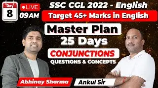 45+ Score in English ! CONJUNCTIONS | By Ankul Sir | @abhinaymaths  