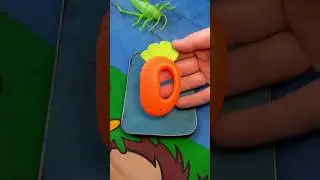 😍made a carrot from liquid metal❤️