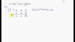 Solving Polynomial Equations by using Synthetic Substitution