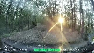 Road to Râpa Stăvăroaiei