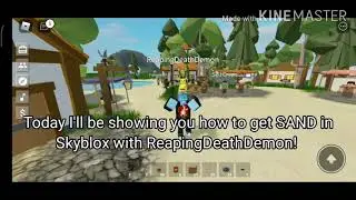 How To Get SAND In Skyblox! *Roblox*