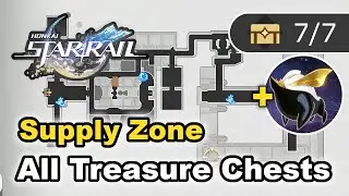 Supply Zone - All Treasure Chest Locations (Chests & Warp Trotter) - Honkai Star Rail