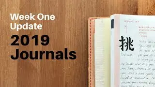 2019 Journals: One Week Update | Hobonichi Cousin, Midori MD Monthly