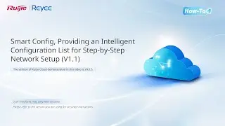 Smart Config, Providing an Intelligent Configuration List for Step by Step Network Setup V1.1