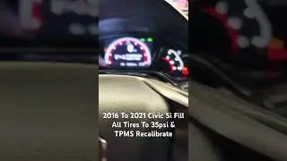 Si Tire Pressure Reset #hondacivic #civicsi #10thgencivic #shortvideo #shorts #short #automobile
