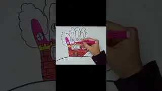 #hand #tree #treehouse #drawing #forkids #kids #art #diy