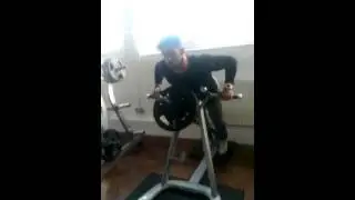Giant set back and chest workout
