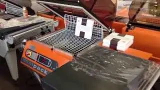Krimp verpakkingsmachine met krimpklok "FC 76" (Minipack) België Luxemburg papier, boek