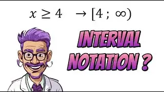 Interval notation