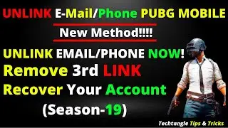How to Unlink Email from Pubg Mobile in New Update | 3rd Link | New Method