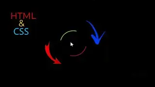 ANIMATED MOVING CIRCLE (using HTML & CSS) HOVER EFFECT...