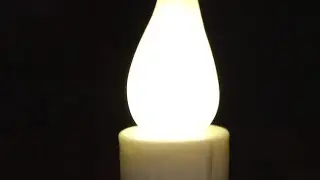 My fake candle keeps coming on at the same time Murphy died!  What the heck?
