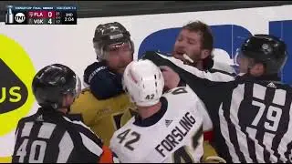 Eichel gets laid down by Tkachuk
